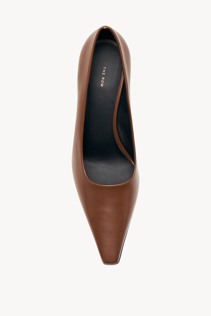 Kitten Pump in Leather