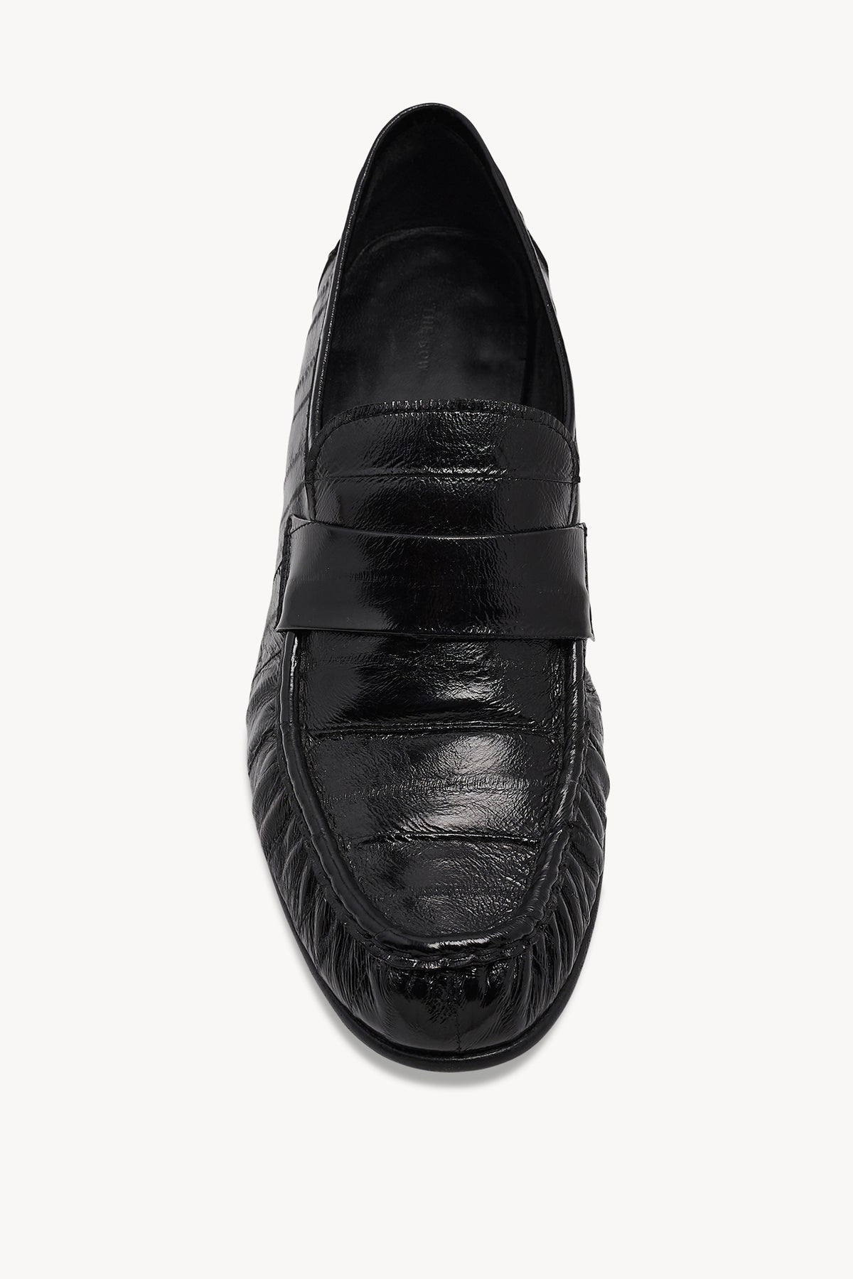 Louis Vuitton Black Monogram Leather Slip on Loafers Size 36.5
