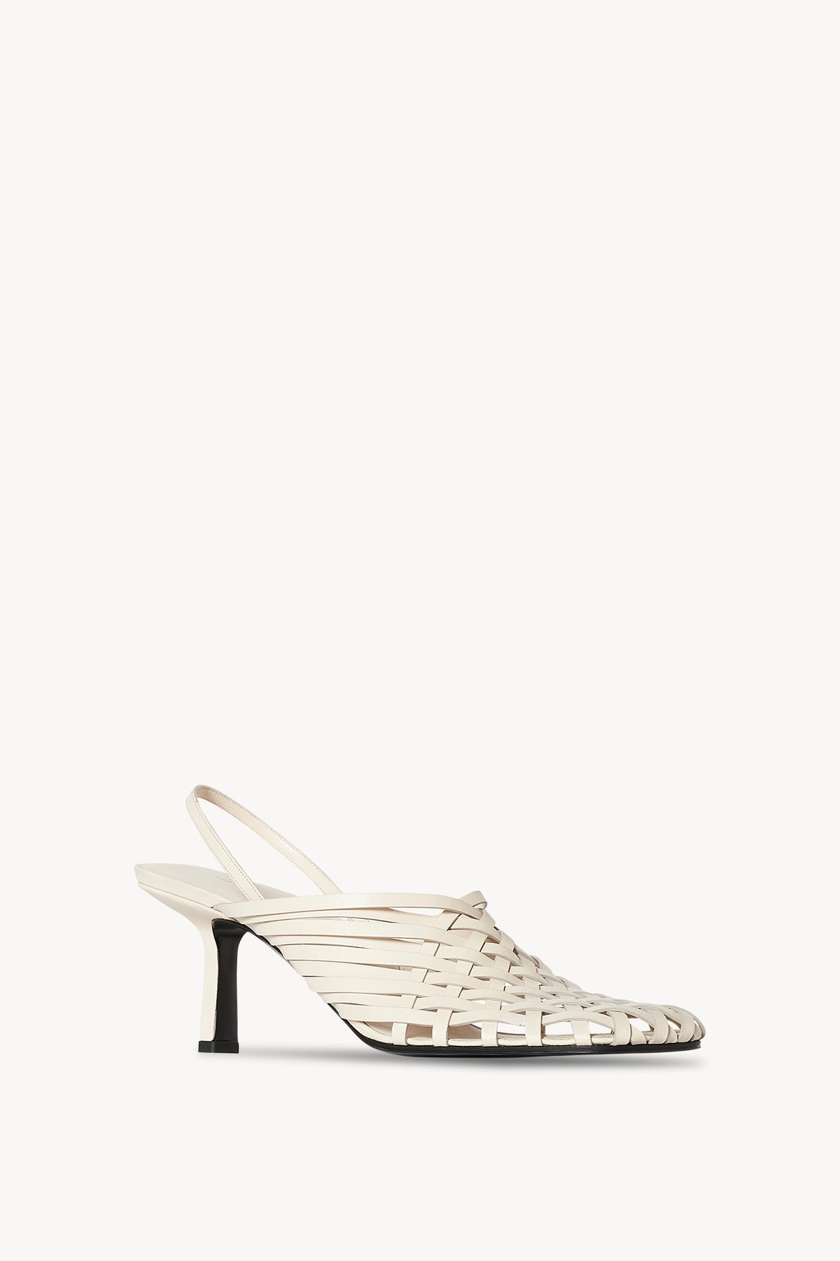 Woven Mule in Leather