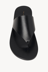 Avery Thong Sandal in Leather