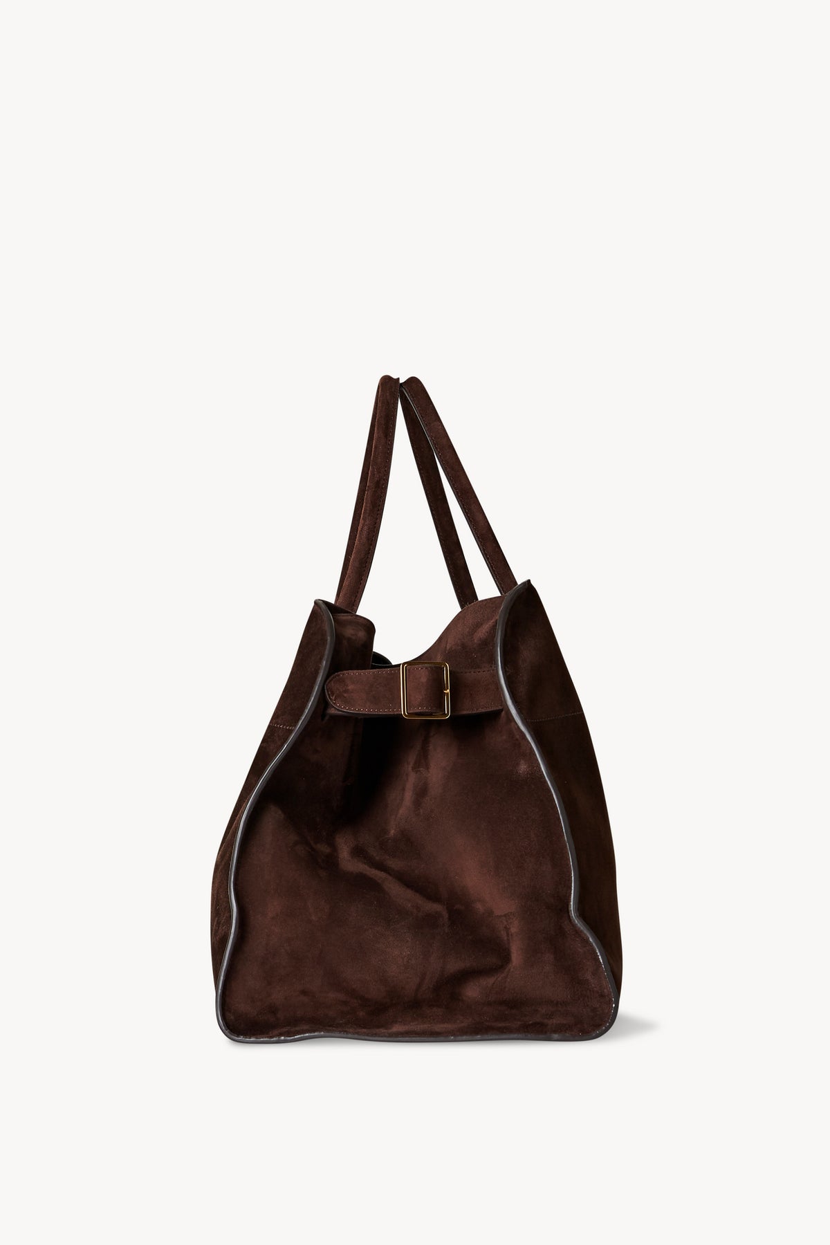 Margaux 17 Leather Tote Bag in Purple - The Row