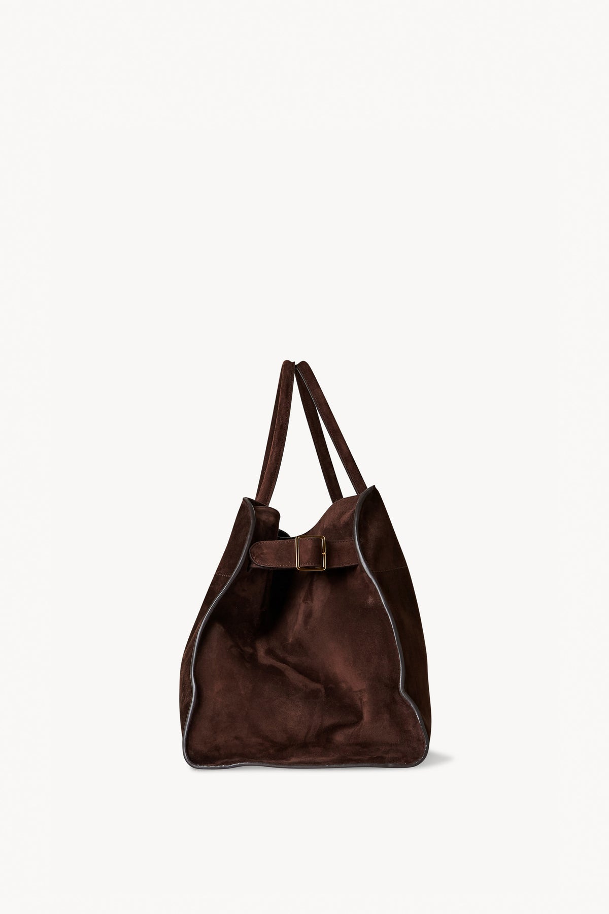 brown suede bag