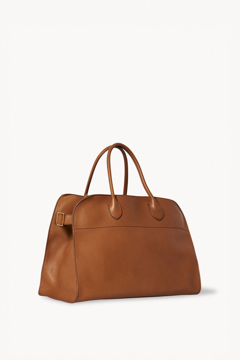 Soft Margaux 15 Bag Brown in Suede – The Row