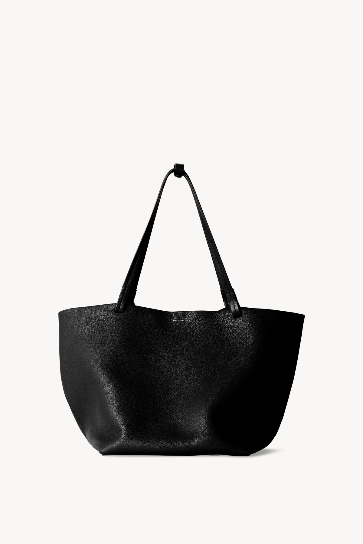 Park Tote Three Bag Black in Leather – The Row