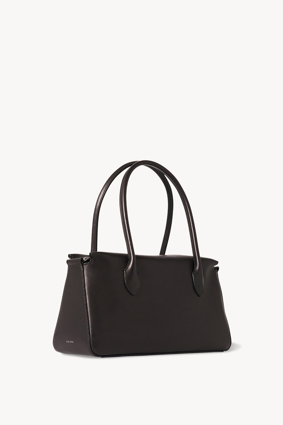 E/W Top Handle Bag in Leather