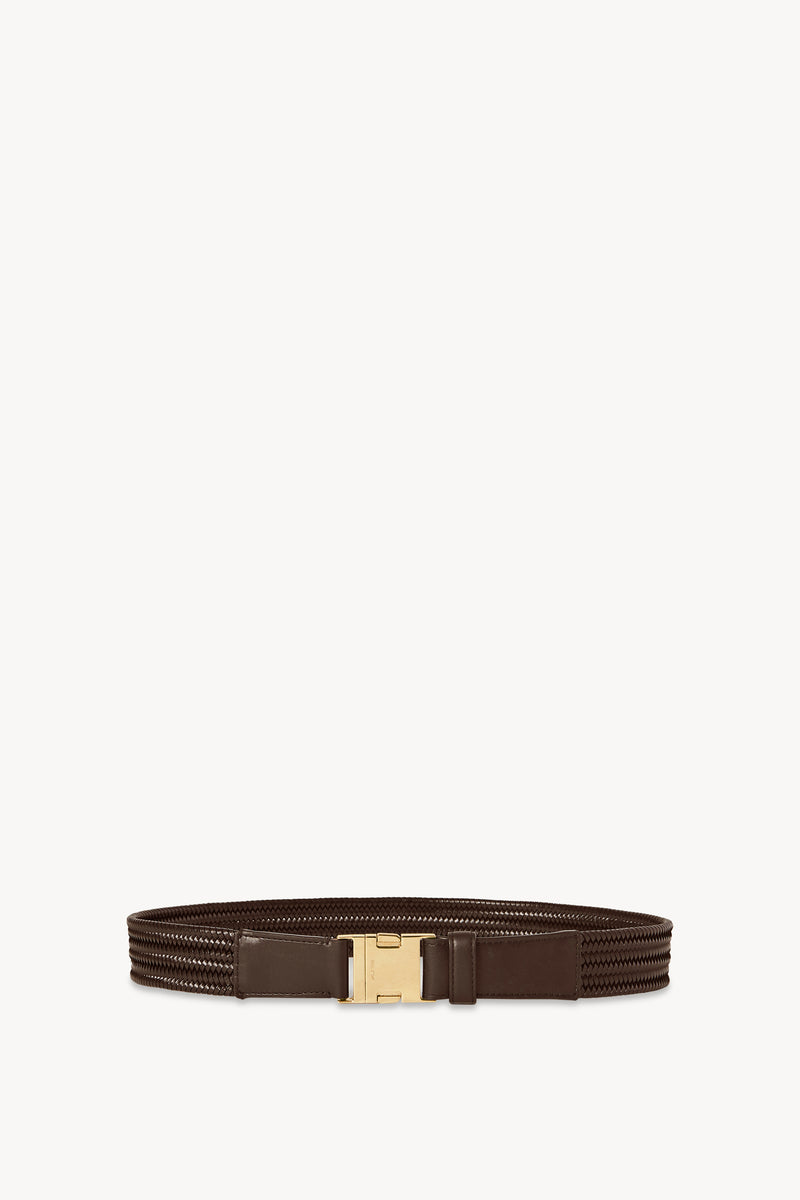 Alex Woven Belt in Leather