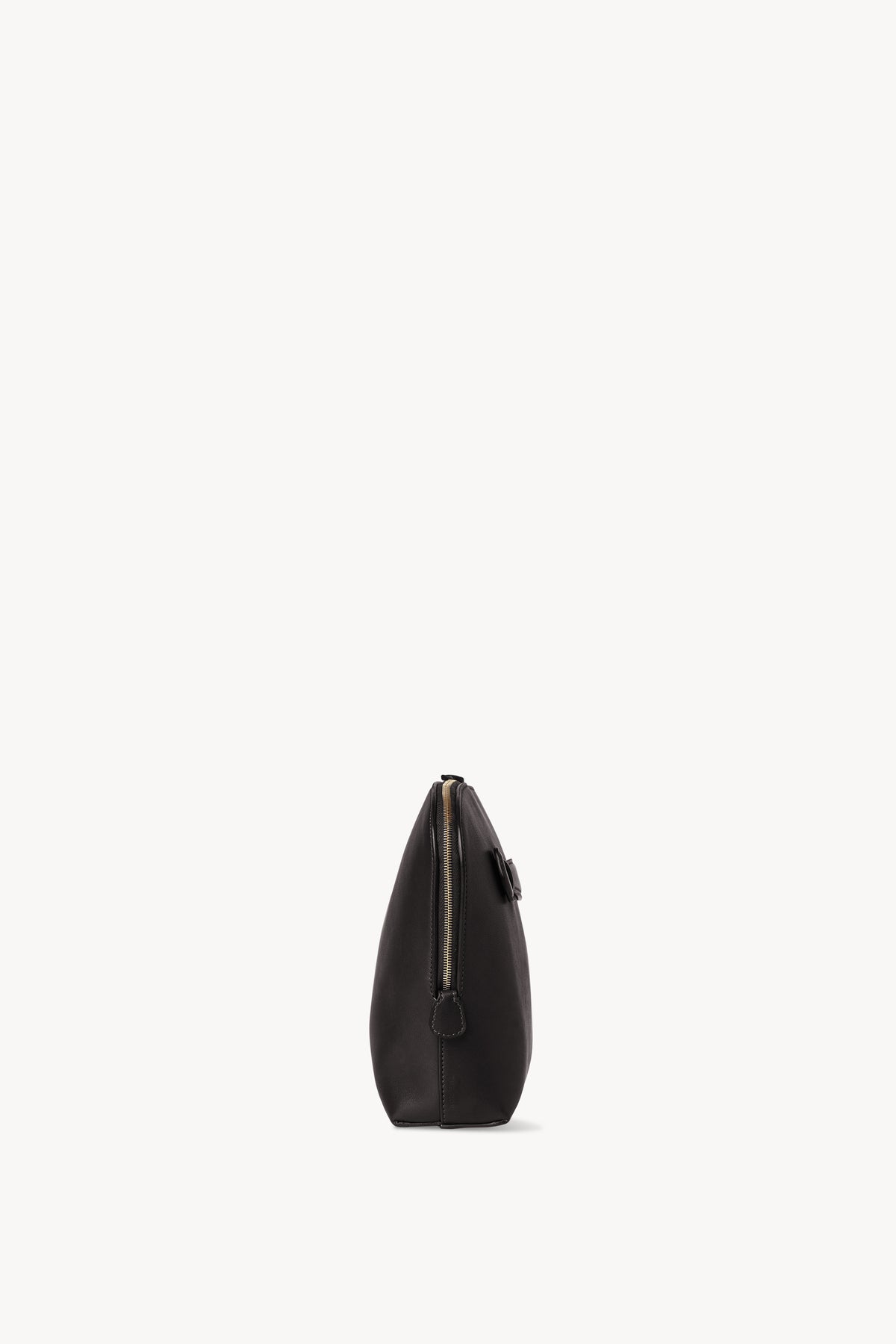 The Row Ellie Clutch Bag in Saddle Leather